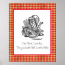 Search for alice in wonderland quote posters Vintage