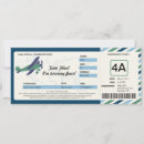 Search for boarding pass invitations Plane ticket