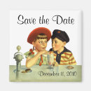 Search for no kids wedding save the dates Retro