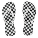 Search for black and white checkered sandals Geometric