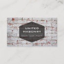 Search for stone mason business cards Contractor