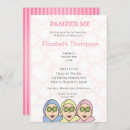 Search for spa bridal shower invitations Facials