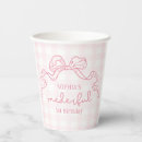 Search for pink paper cups Girl