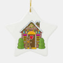 Search for gingerbread house ornaments Tree