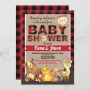 Search for lumberjack baby shower invitations Rustic