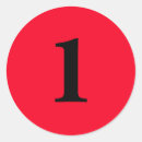 Search for number 1 stickers Simple