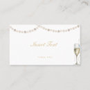 Search for food place cards Bridal shower