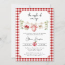 Search for apple of our eye baby shower invitations Gingham