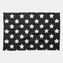 Search for decorative kitchen towels Black and white