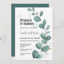 Search for succulent bridal shower invitations Green and white