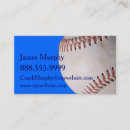 Search for baseball business cards Athlete
