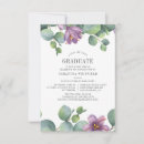 Search for nature graduation invitations Watercolor