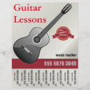 Search for music lesson flyers Teacher