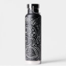Search for floral water bottles White