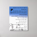 Search for poem canvas prints Quote