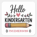 Search for kindergarten stickers First day of school
