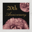 Search for 20th wedding anniversary invitations Twentieth