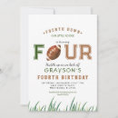 Search for football invitations Cute