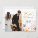 Search for we got married wedding announcement cards Modern