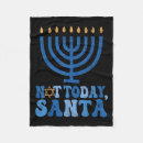 Search for hanukkah blankets Santa