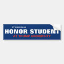 Search for my kid is an honor student bumper stickers School