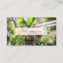 Search for essential oil business cards Natural