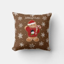 Search for gingerbread man pillows Peppermint