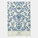 Search for toile kitchen towels Watercolor