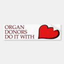 Search for organ donor bumper stickers Heart