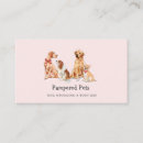 Search for pet grooming business cards Animal care