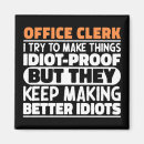 Search for funny office magnets Secretary