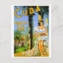 Search for vintage cuban postcards Woman
