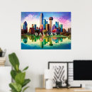 Search for dallas skyline posters Cityscape