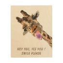 Search for funny wood wall art smile