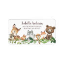 Search for fox return address labels Baby shower