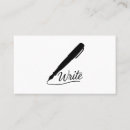 Search for writing pen business cards Writer