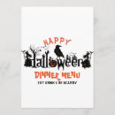 Search for halloween menus Orange