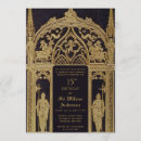 Search for gothic invitations Gold