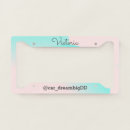 Search for teal license plate frames Monogrammed