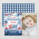 Search for patriotic 1st birthday invitations Turning one