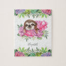 Search for sloth puzzles Colorful