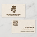 Search for brewery business cards Restaurant