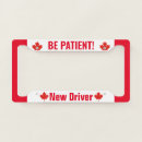 Search for canada license plate frames Red