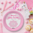 Search for pink and gray baby shower plates Party