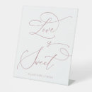 Search for love is sweet wedding signs Dessert bar