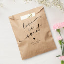 Search for love is sweet take a treat favor bags Typography