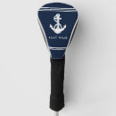 Search for nautical golf head covers Navy blue