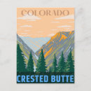 Search for crested butte postcards Rocky mountains