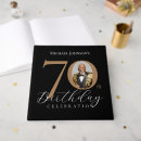 Search for 70th birthday guest books Seventy