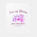 Search for wedding date blankets Bachelorette party name date